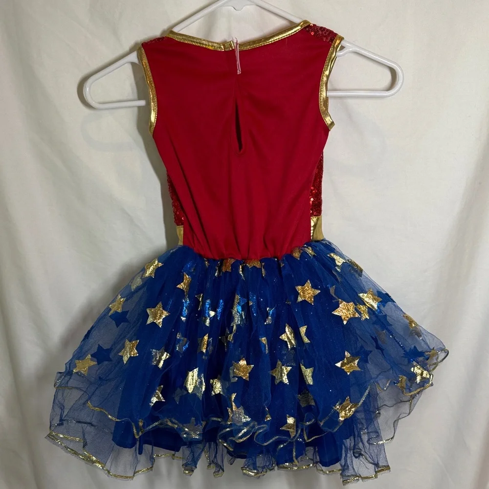 DC Wonder Woman Costume - Red, Blue, and Gold